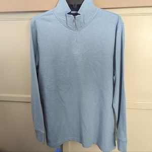 NWT St. John's BayQuarter Zip Mens MockNeck Long Sleeve Pullover Sweater